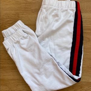 Rare Brandy Melville White Sweatpants